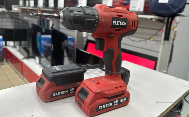 Дрель-шуруповерт ELITECH ДА 20-2СЛ