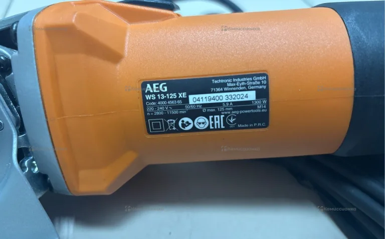 УШМ AEG WS 13-125 XE