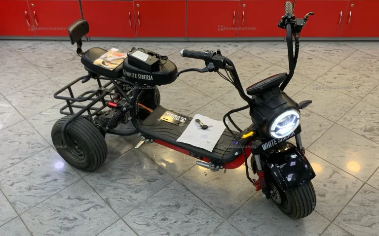 Электроскутер White Siberia Trike Mini