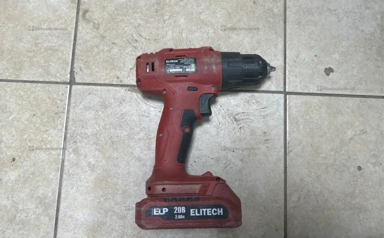 аккумуляторный шуруповерт elitech да 20-2СЛ