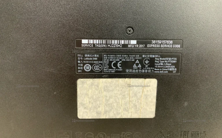 Ноутбук  dell