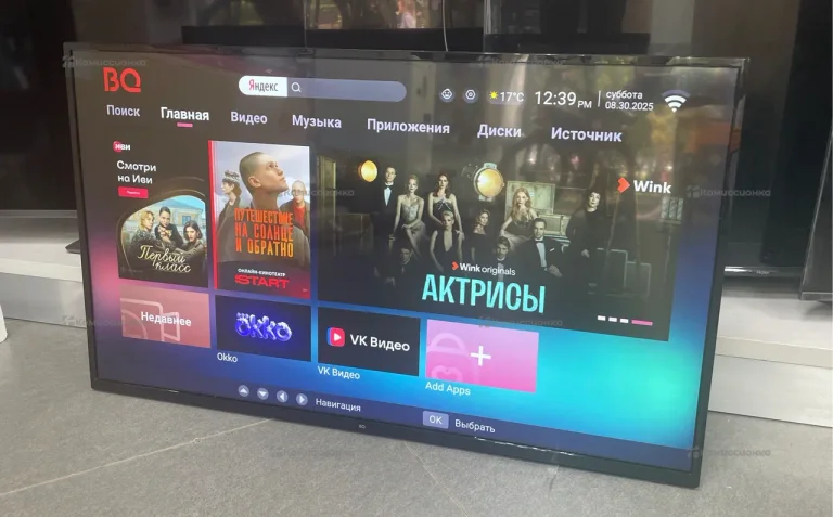 Телевизор BQ смарт тв bq 43s05b