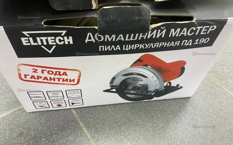 Дисковая пила Elitech  ПД 190