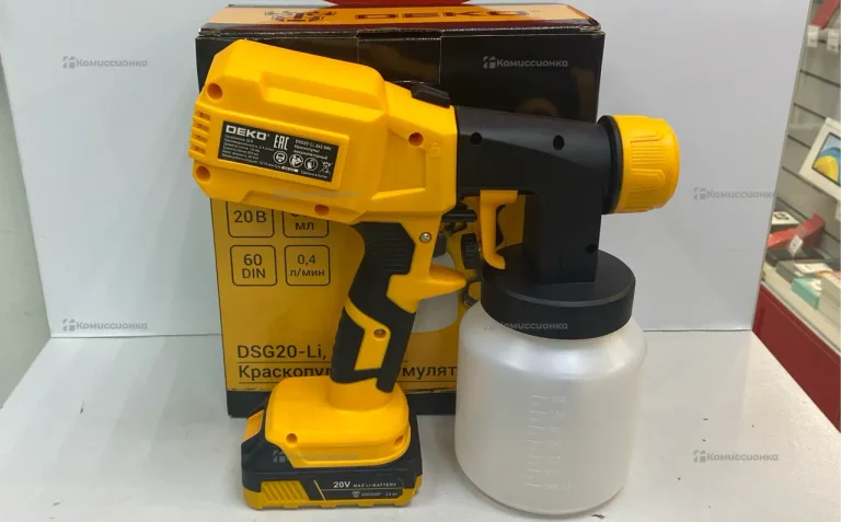Аккумуляторный Краскопульт Deko DSG20