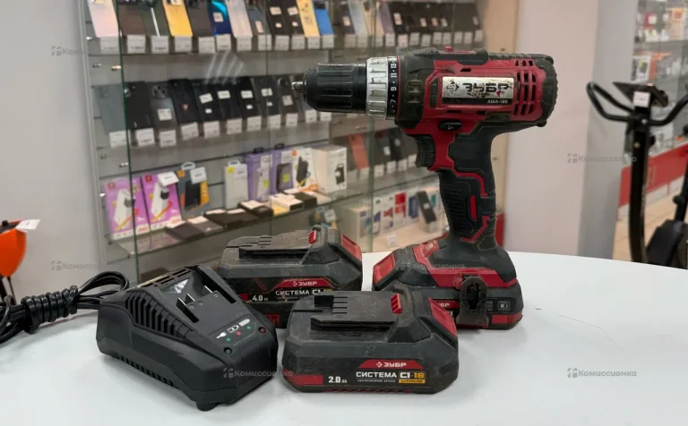 Аккумуляторная дрель-шуруповерт ЗУБР ДШЛ-185-22