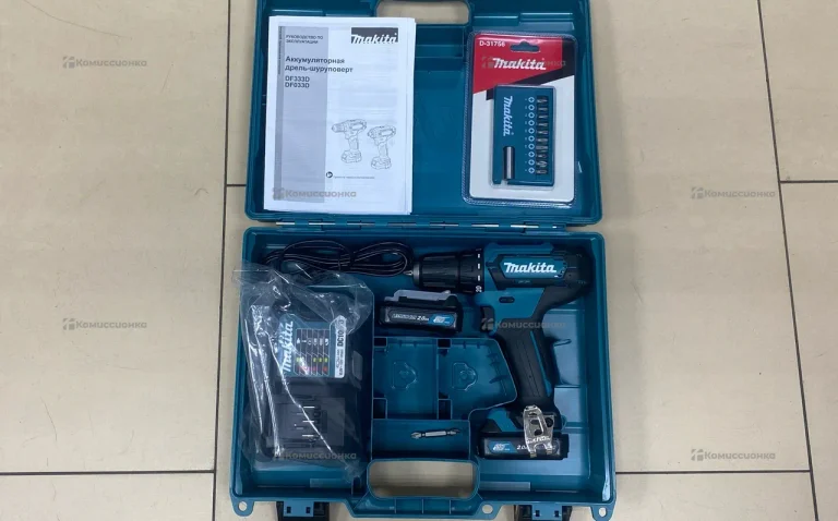 Аккумуляторная дрель-шуруповерт Makita df333d