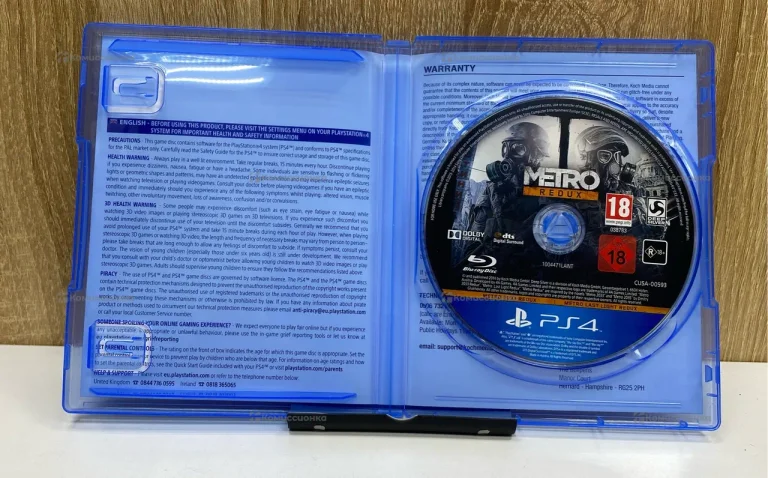 PS. диск ps4 metro redux