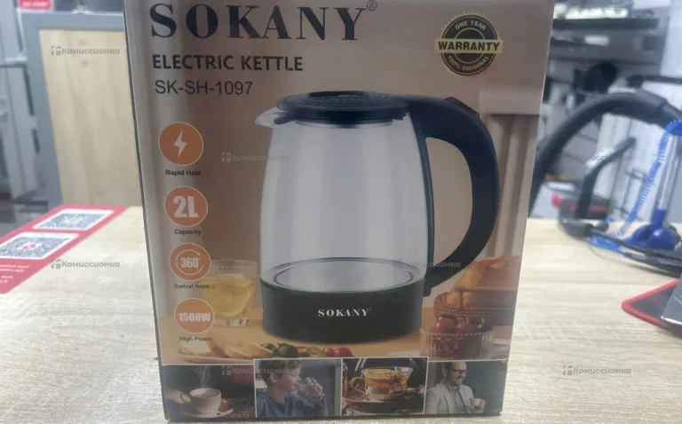 Чайники стеклянный Sokany SH-1097