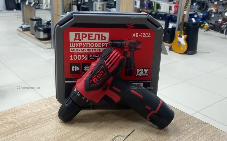 Аккумуляторная дрель-шуруповерт Edon AD-12CA