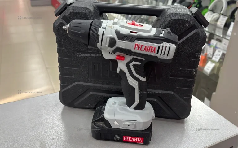 Аккумуляторная дрель-шуруповерт РЕСАНТА ДА-18-2ЛК