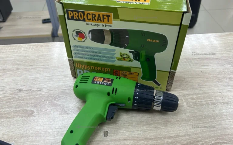 Дрель-шуруповерт ProCraft PB800