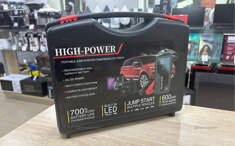 Пусковоеустройство для аккамуляторов High-Power и автокомпрессор