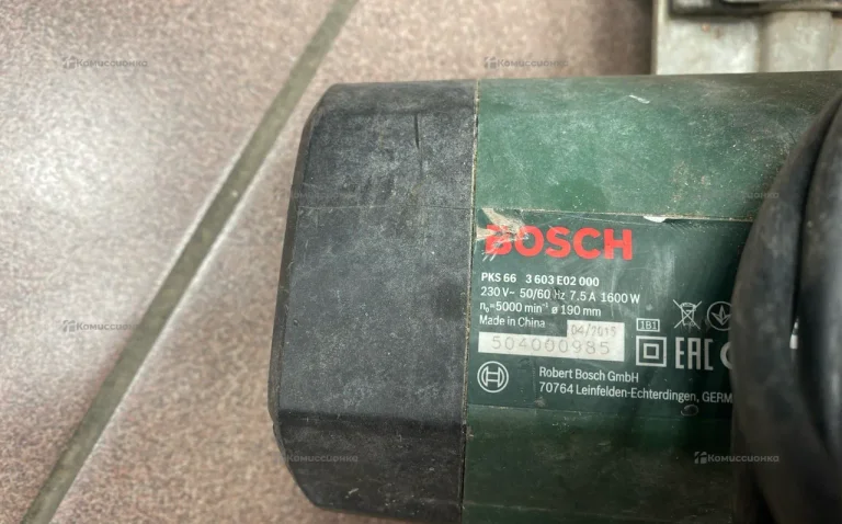 Дисковая пила Bosch PKS 66 A