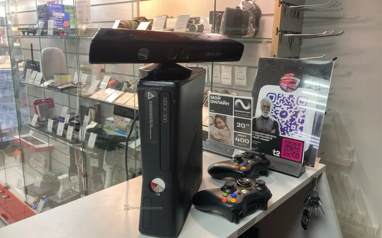 Приставка Xbox 360s + Kinect