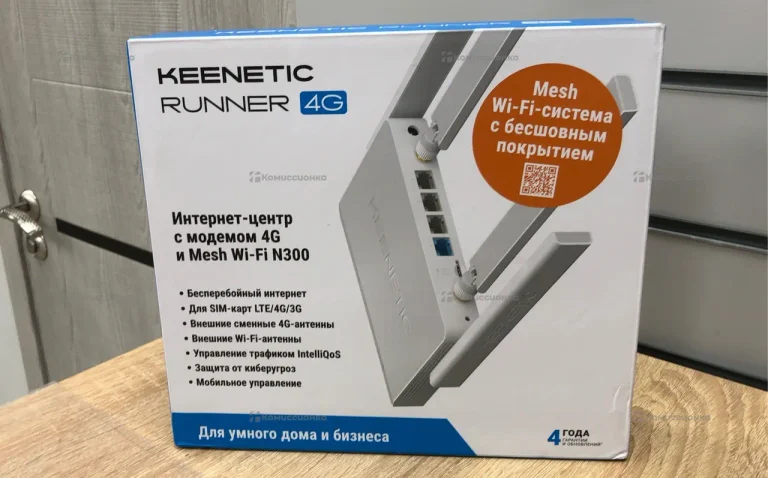 Wi-Fi роутер Keenetik Runner 4G