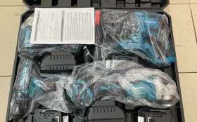 Набор Makita 4в1 (Перф/УШМ/Шурп/Гайк-т)