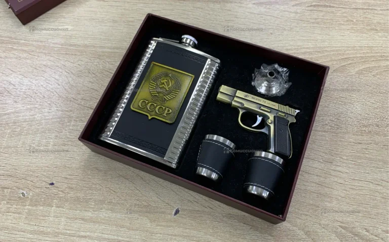 Набор зажигалка рюмки