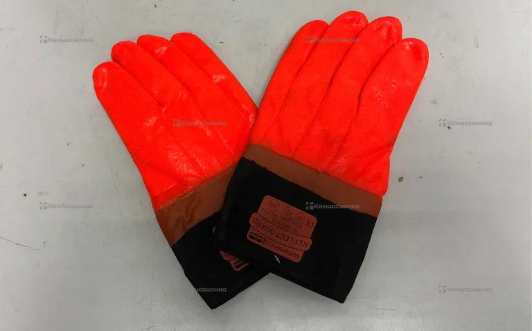 Перчатки строительные Оранжевые