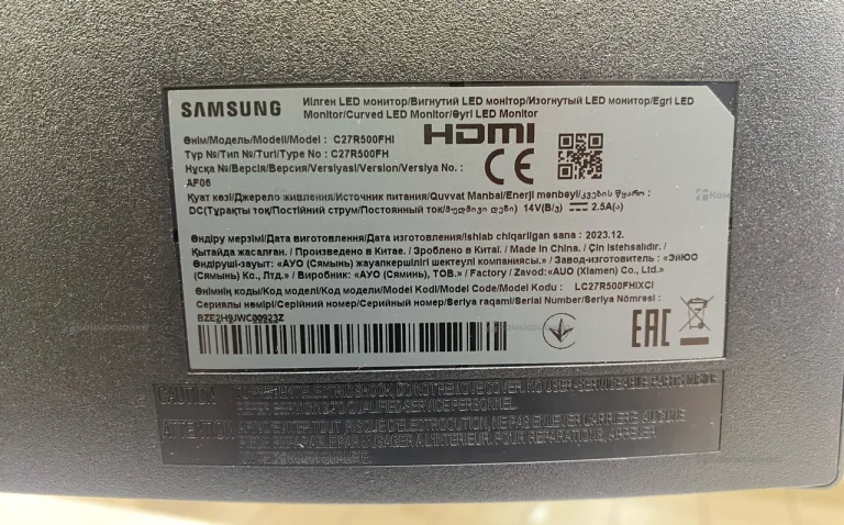 Монитор Samsung C27R500FHI