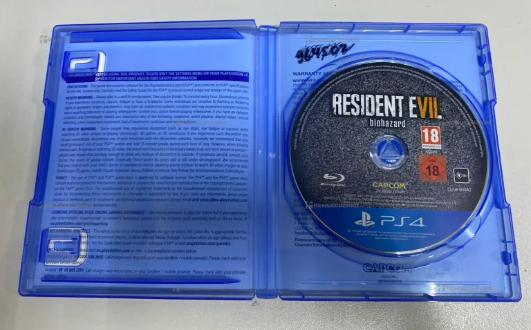 диск для ps4 resident evil biohazard диск для ps4