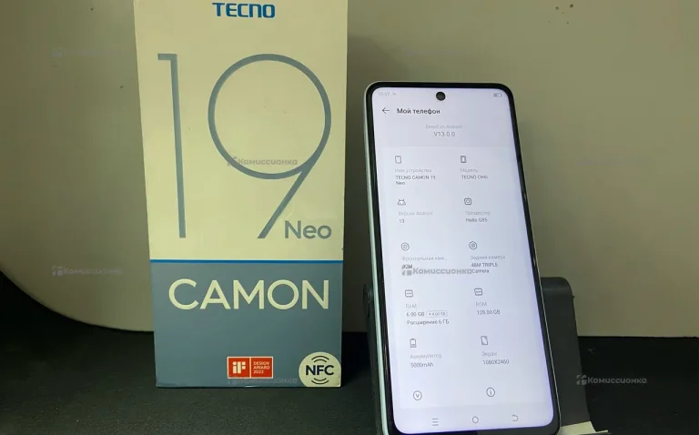 Tecno Camon 19 Neo 6/128 ГБ