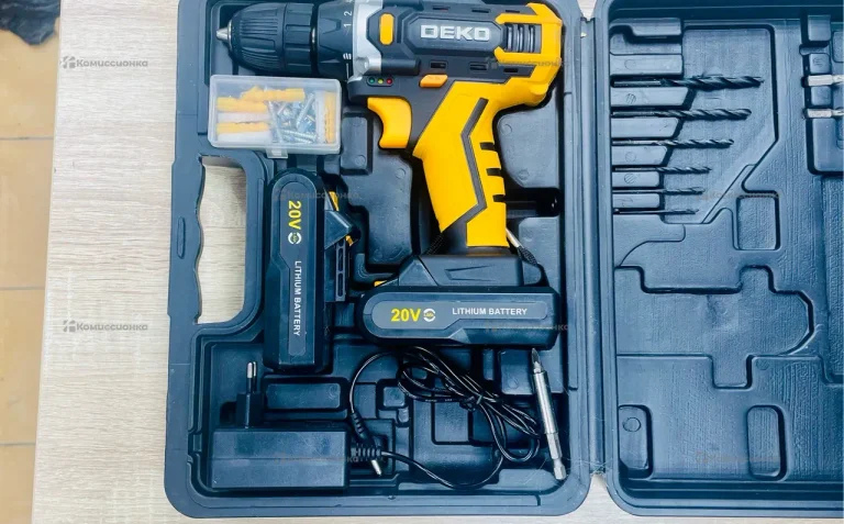 Аккумуляторная дрель-шуруповерт DEKO 20V DKCD20FU