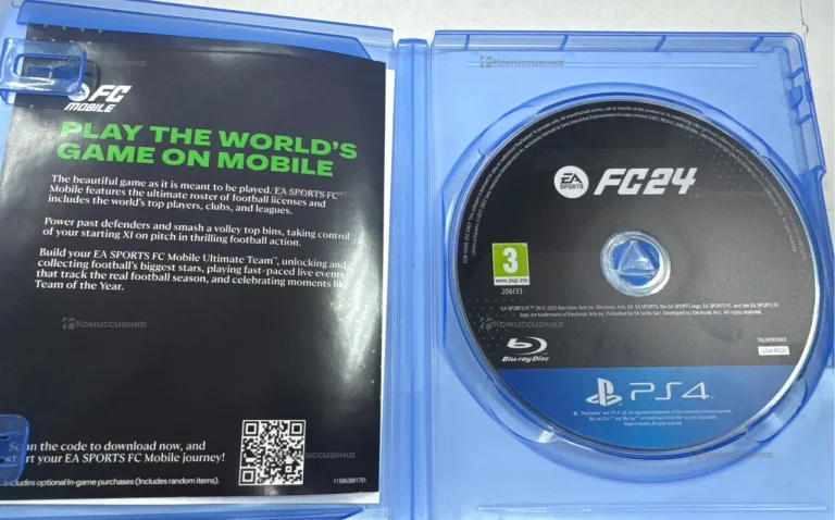 Sony PlayStation  диск FC 24