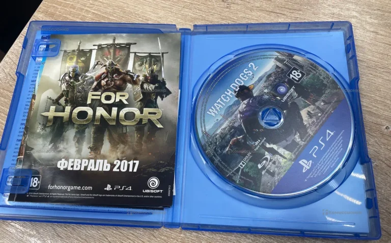 PS4. Диск ps4 WATCH DOGS 2