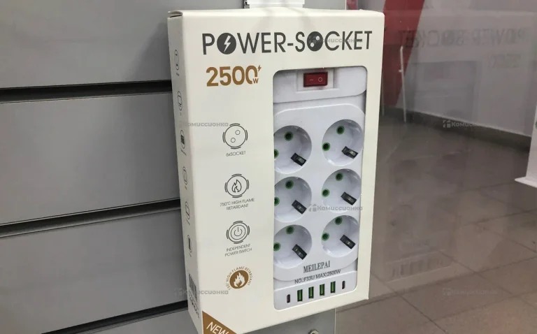 Сетевой фильтр Power-Socket 6 розеток