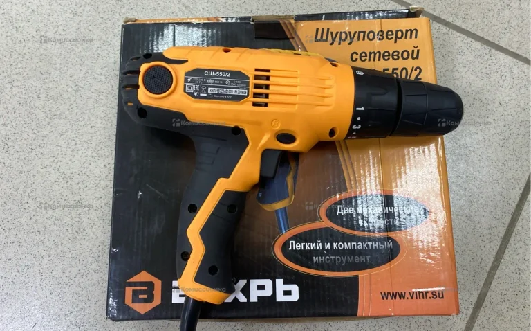 Шуруповерт сетевой ВИХРЬ СШИТЬ-5501