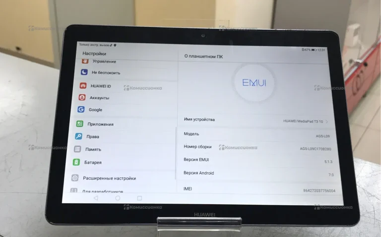 Планшет huawei t3 10