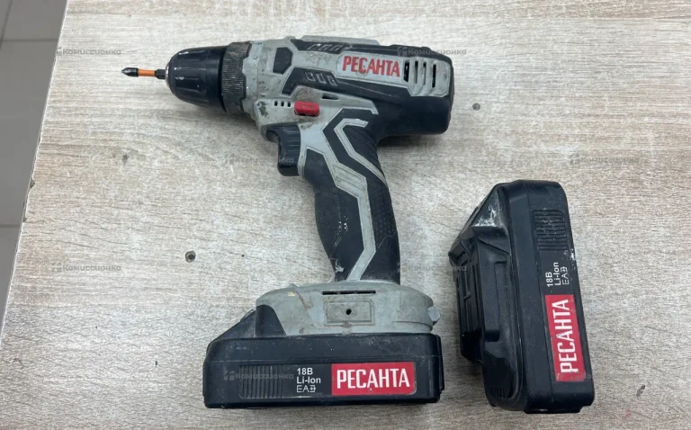 Аккумуляторная дрель-шуруповерт РЕСАНТА ДА-18-2ЛК