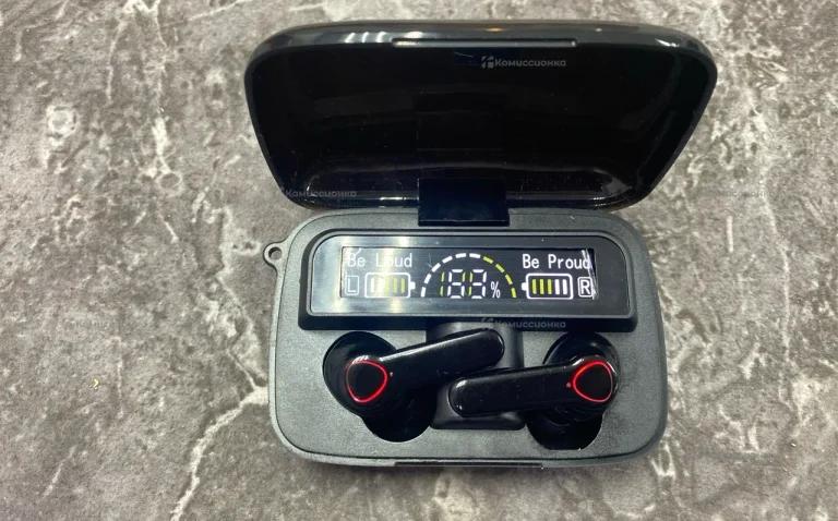 Наушники  BLACK с фонариком