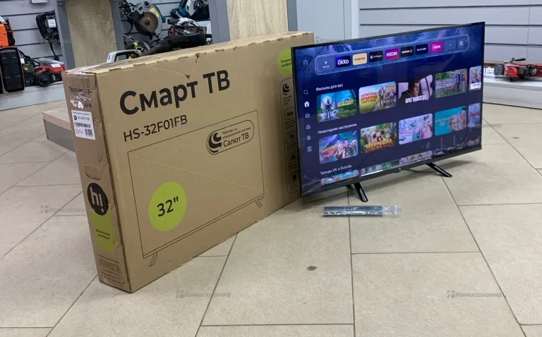 Телевизор H! Смарт ТВ Sber HS-32F01B