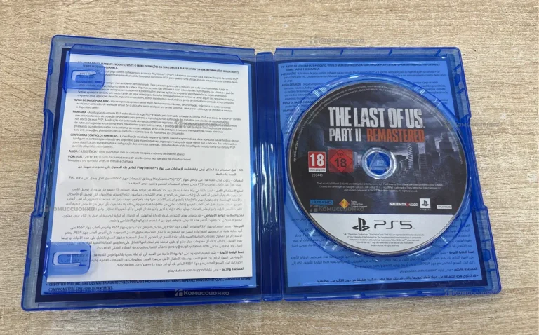 Диск для ps5 The last of us part 2 remastered