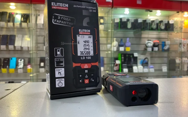 Лазерная рулетка Elitech HD LD 100