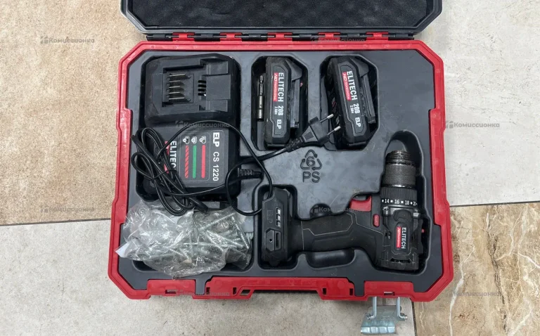 Аккумуляторная дрель-шуруповерт Elitech CD 20SL2