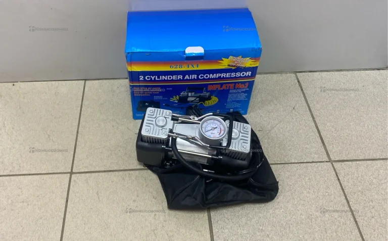 Автомобильный компрессор 2 цилиндра