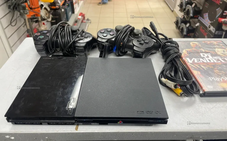 Приставка PS2. Slim