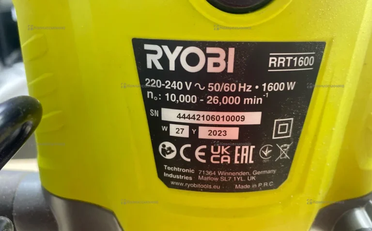 Фрезер Ryobi RRT1600-K