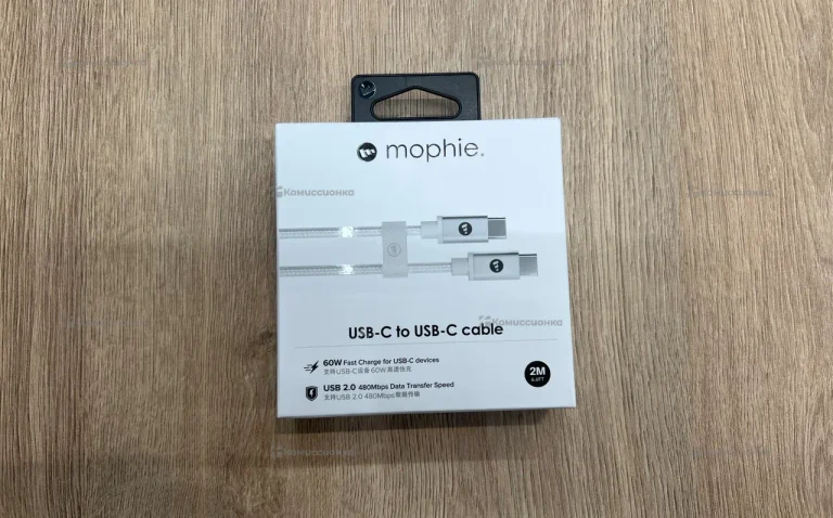 Кабель Mophie Type-C to Type-C 60W 2m White