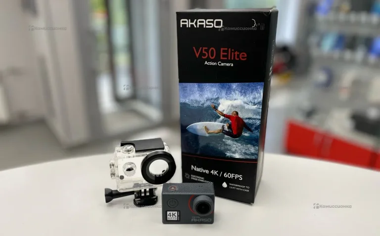 Видеокамера  Akaso v50 elite с полным комплектом