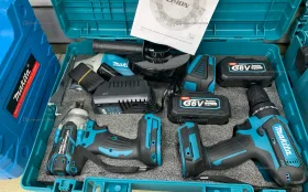 набор Makita 3 в 1 УШМ Шуруповерт Гайковерт