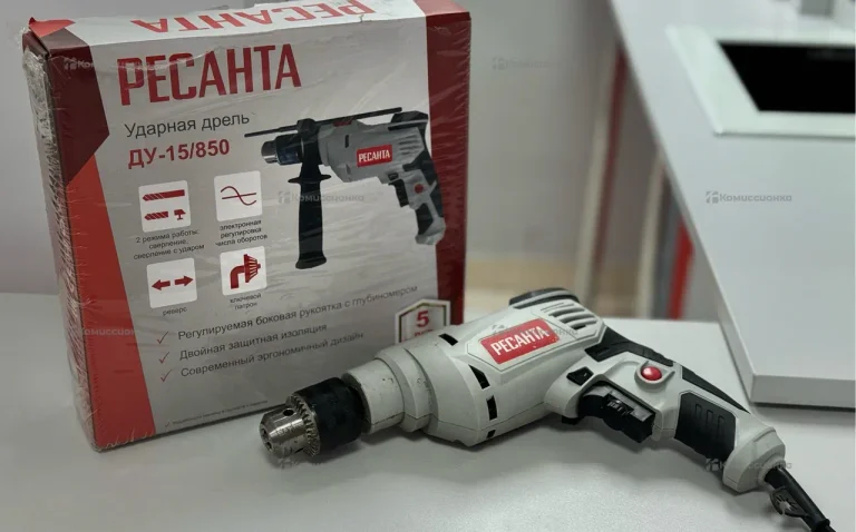 Дрель ударная РЕСАНТА ДУ-15/850