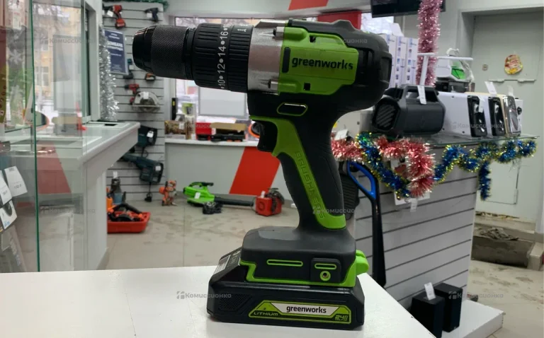 аккумуляторный шуруповерт ударный Greenworks ART.3