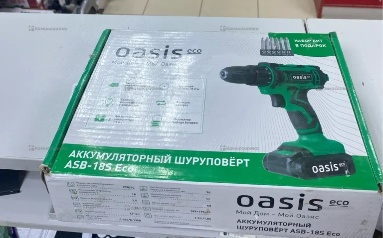 Аккумуляторная дрель-шуруповерт Oasis ASB-18S