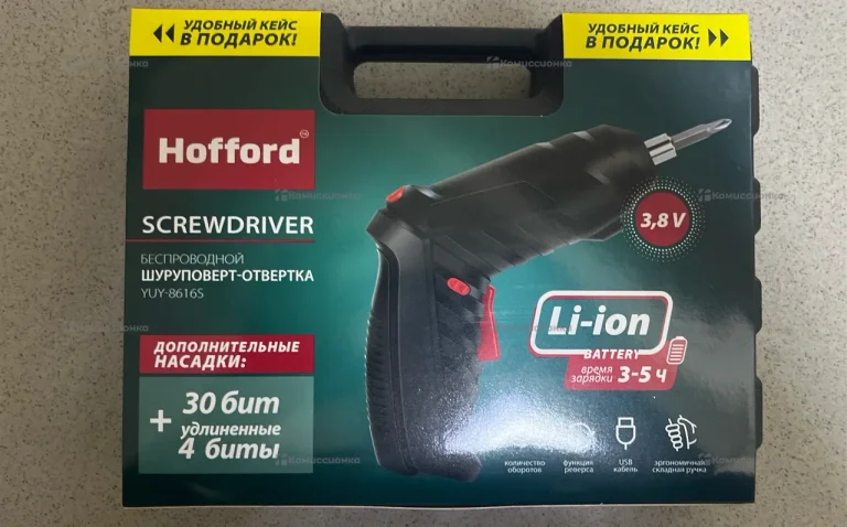 Шуруповерт-отвертка hodford 3.8