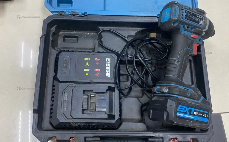 Аккумуляторная дрель-шуруповерт Erbauer ECD18-Li-2