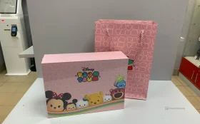 Пакет подарочный крафт Dream, 40×31×11.5 см, Минни Маус, 5 шт