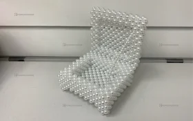 Купить Шкатулка из бусин белый б/у , в Казань Цена:2500рублей